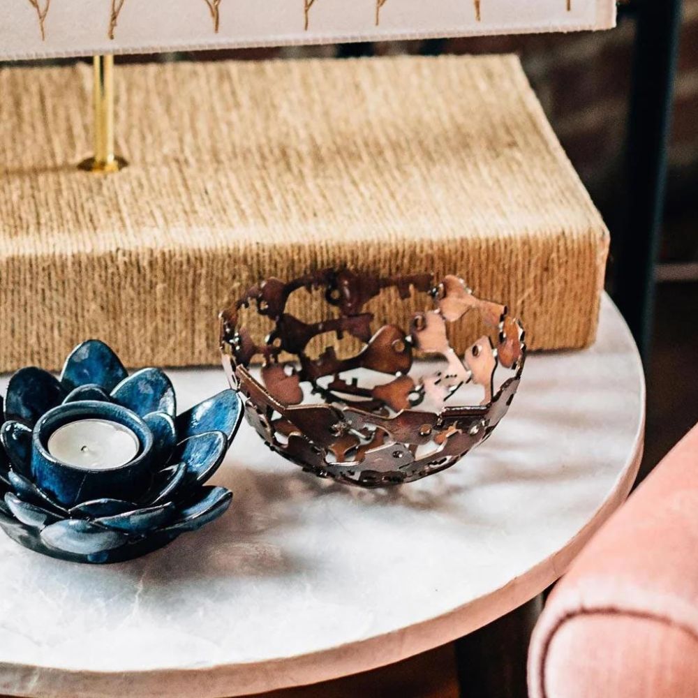 Antiqued Key Small Bowl