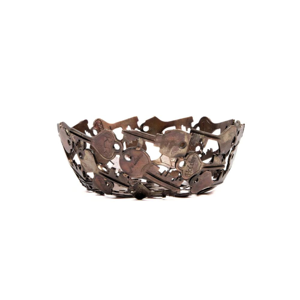 Antiqued Key Small Bowl