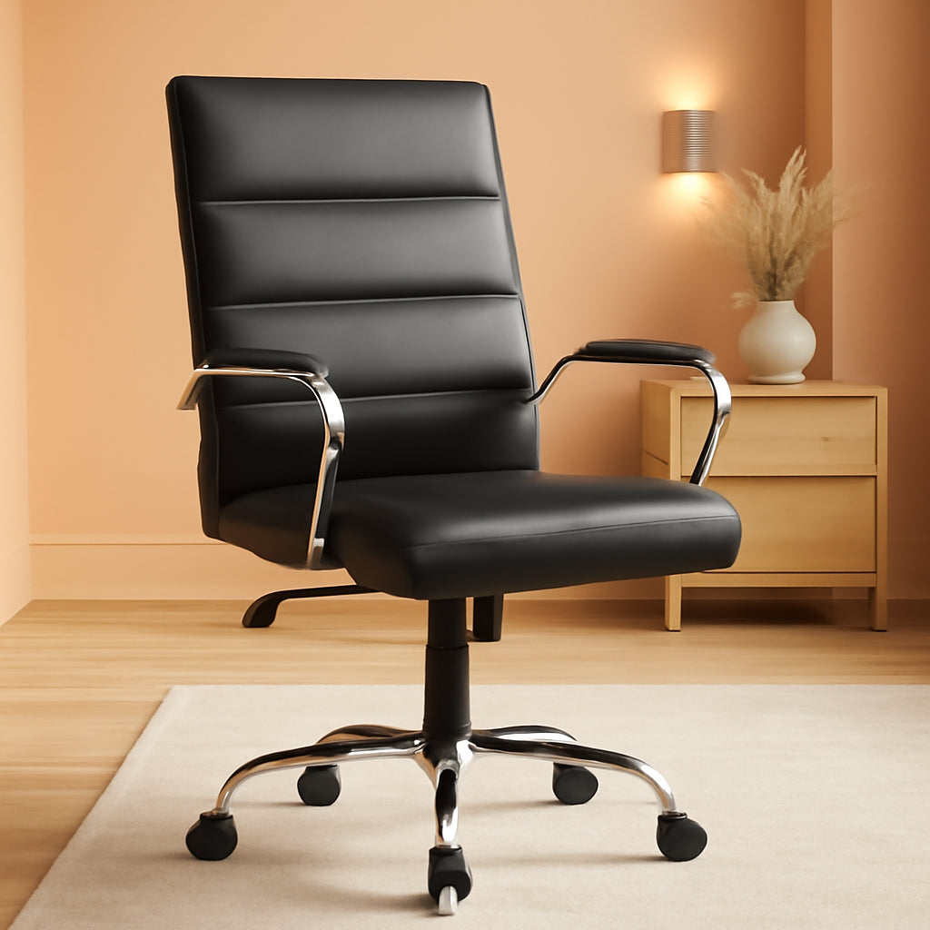 Desk Chair Black Adjustable Office Chair Home Study