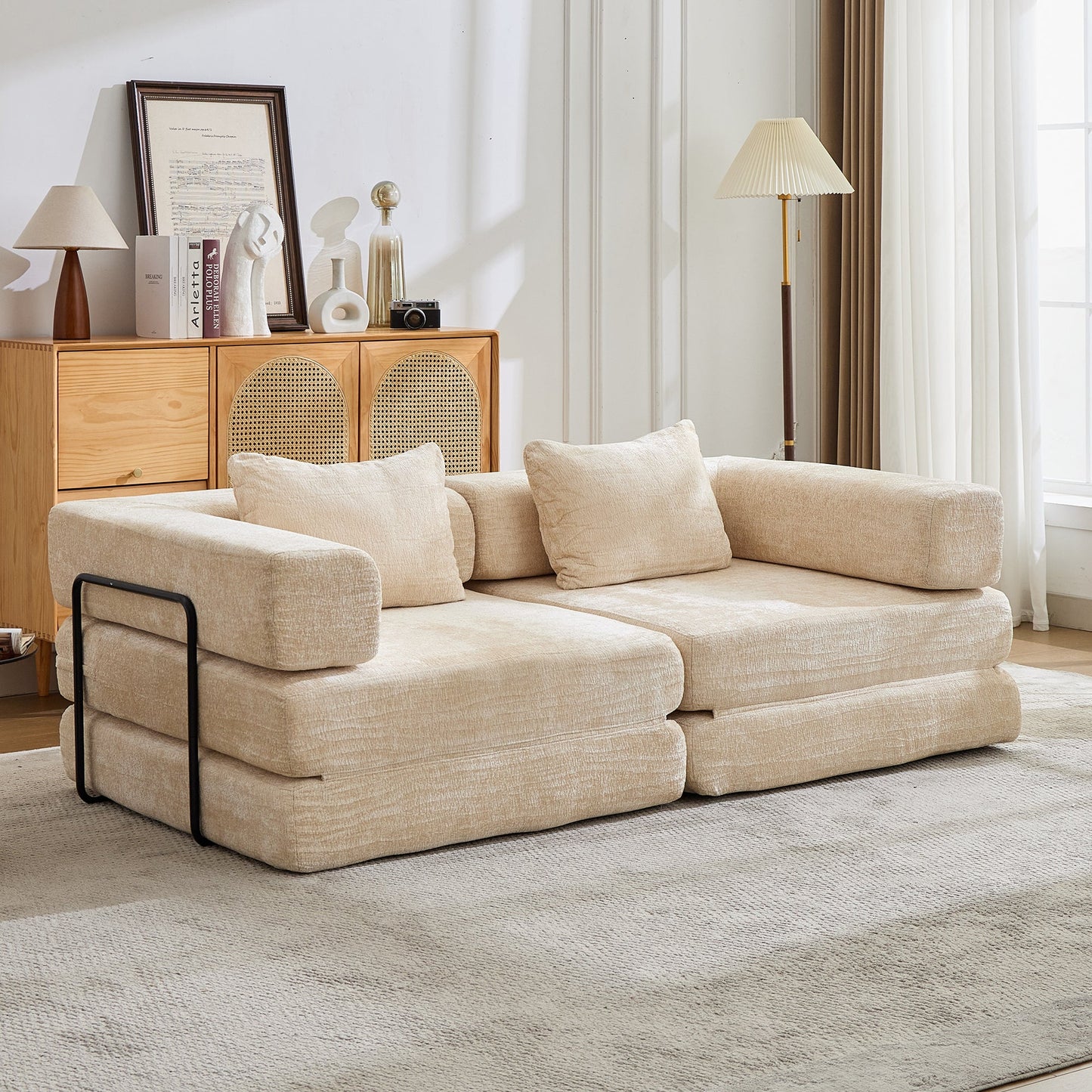 Compression Sofa - Convertible Floor Sofa Bed
