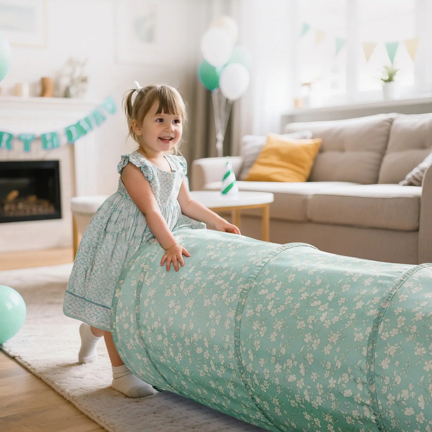 Tiny Land® Adventure Play Tunnel - Green