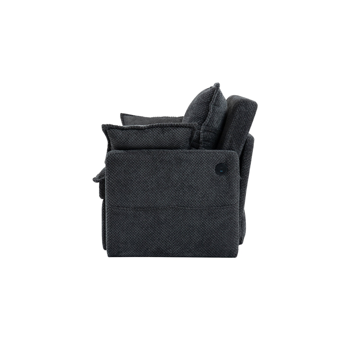 59.5" Ergonomic Sofa Bed with Storage & Charging