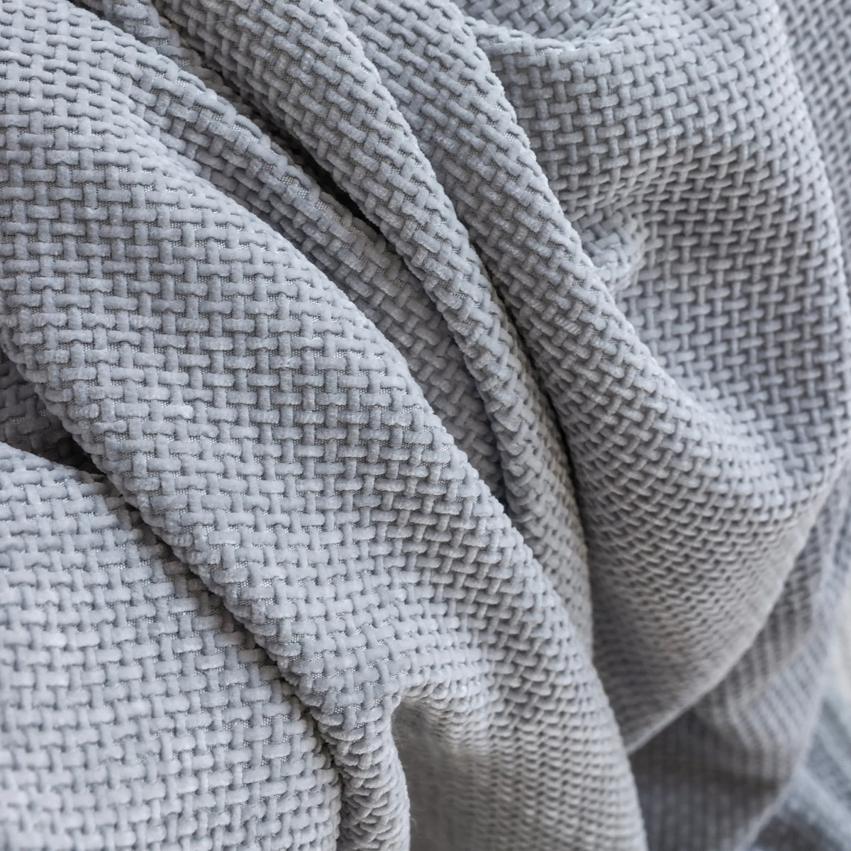 Chenille Thickened Solid Couch Blanket Throws, Reversible Couch Covers for Sectional Couches