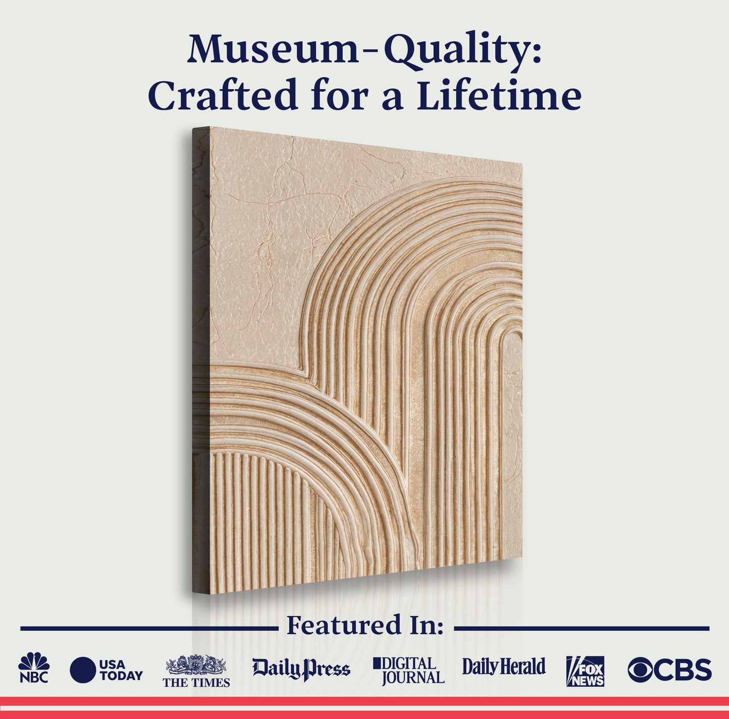 Abstract Minimalist Impasto Wall Art