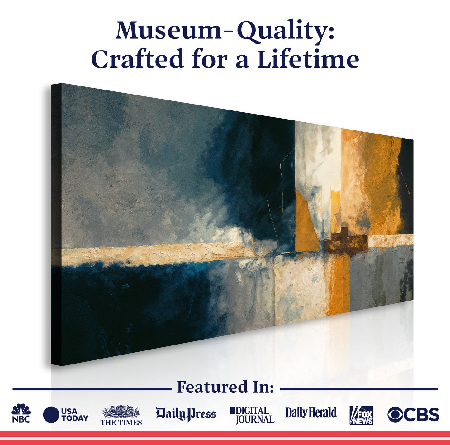 Abstract Geometric Lines Wall Art