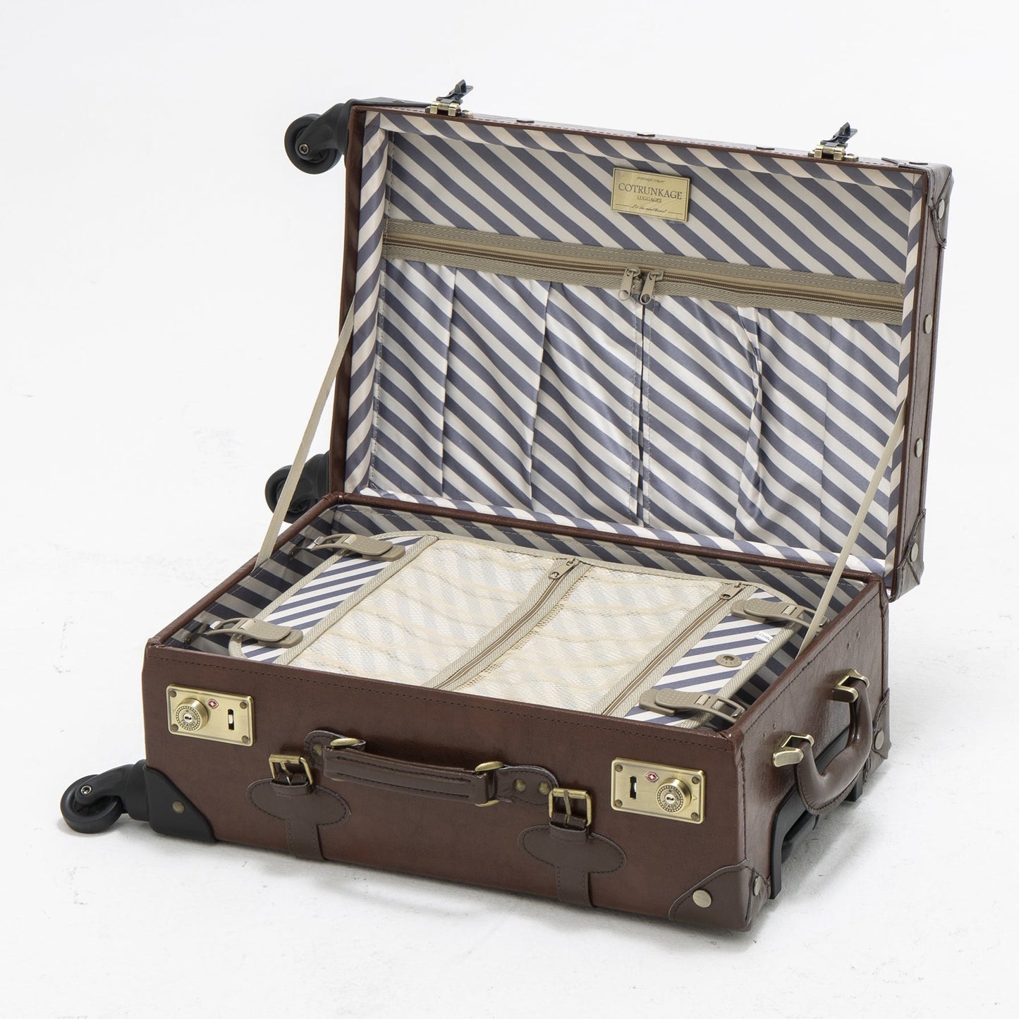 Minimalism 3 Pieces Luggage Set - Caramel Brown's