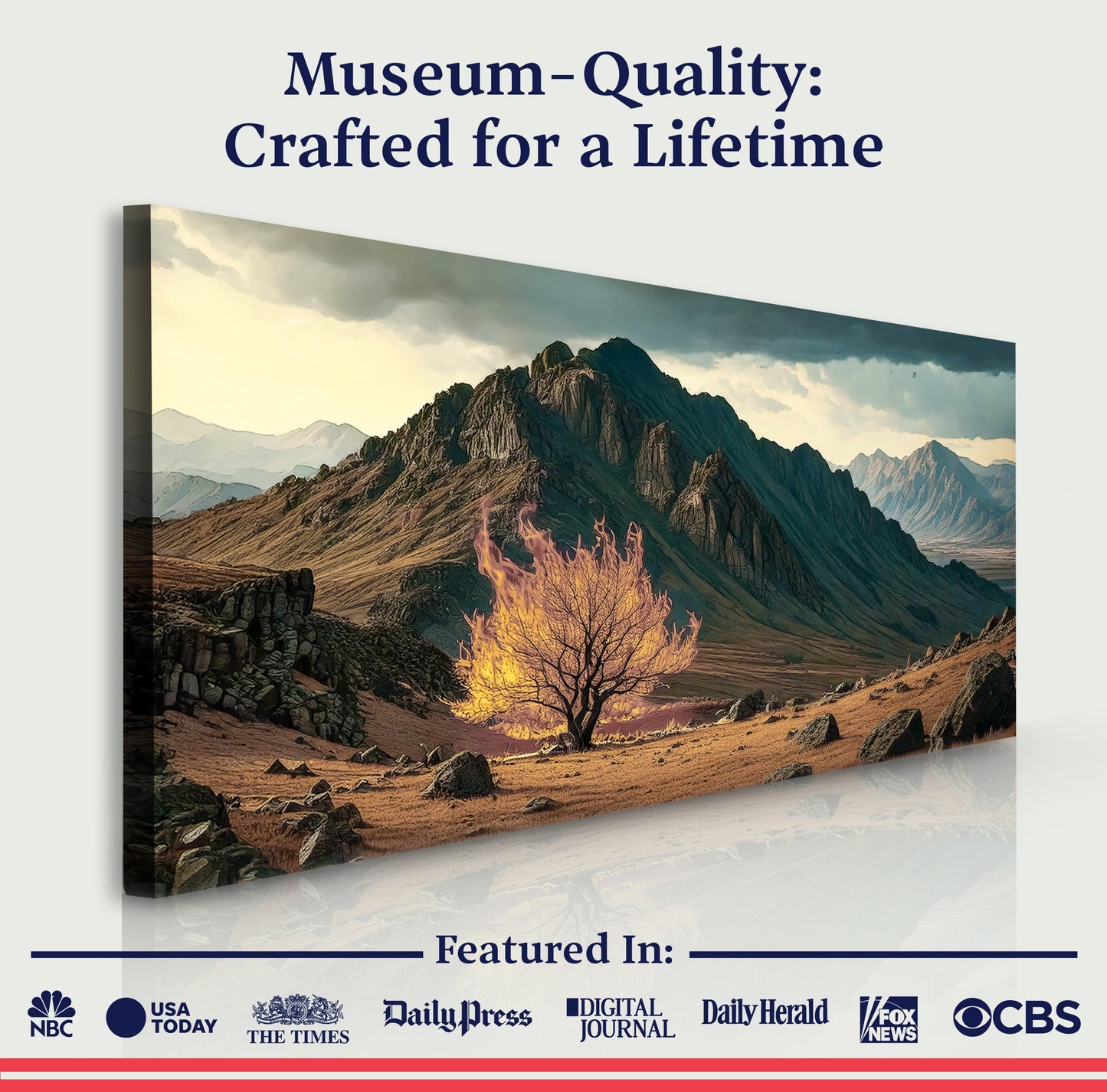 Burning Bush - Faith Wall Art VI