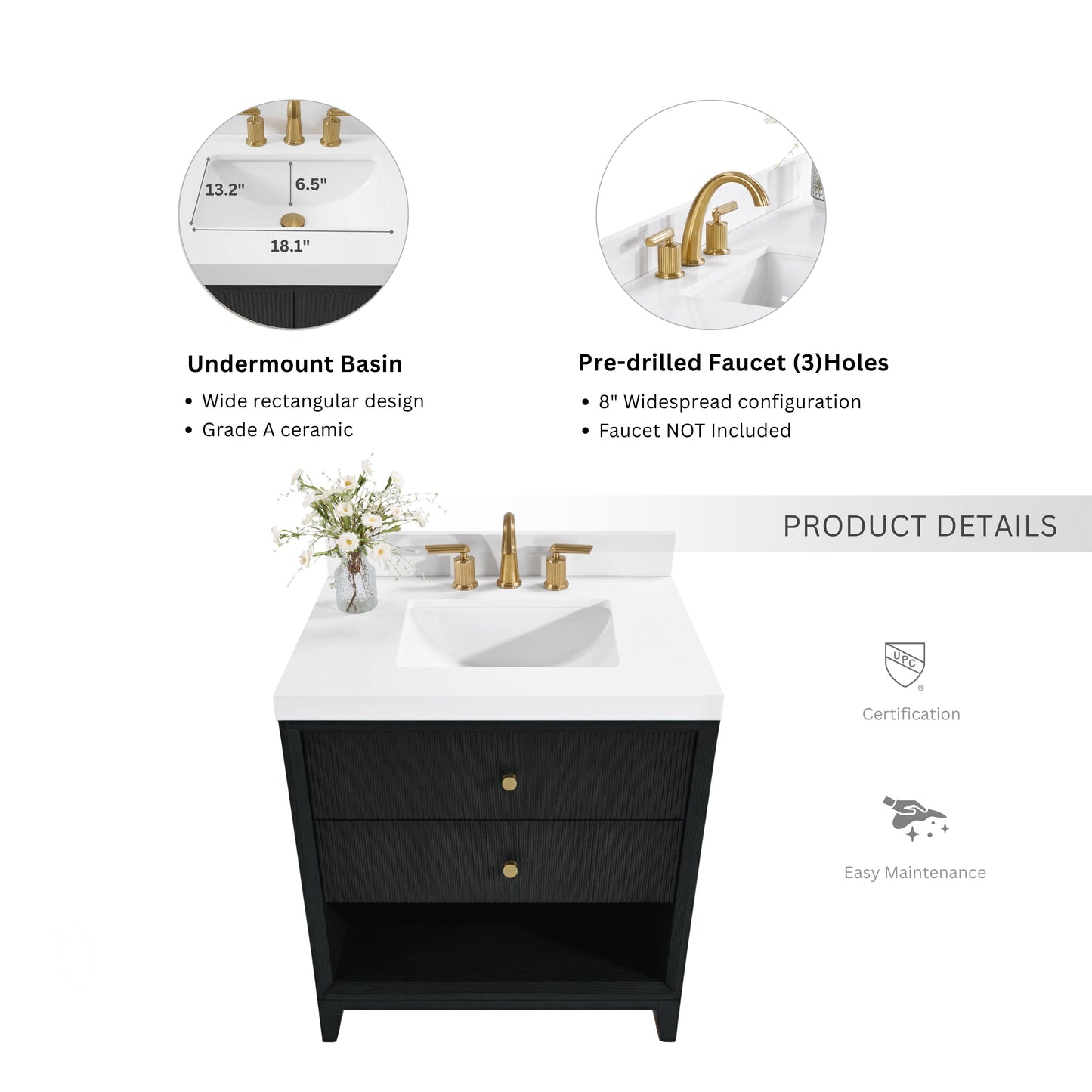 Momo 24" Bath Vanity Set