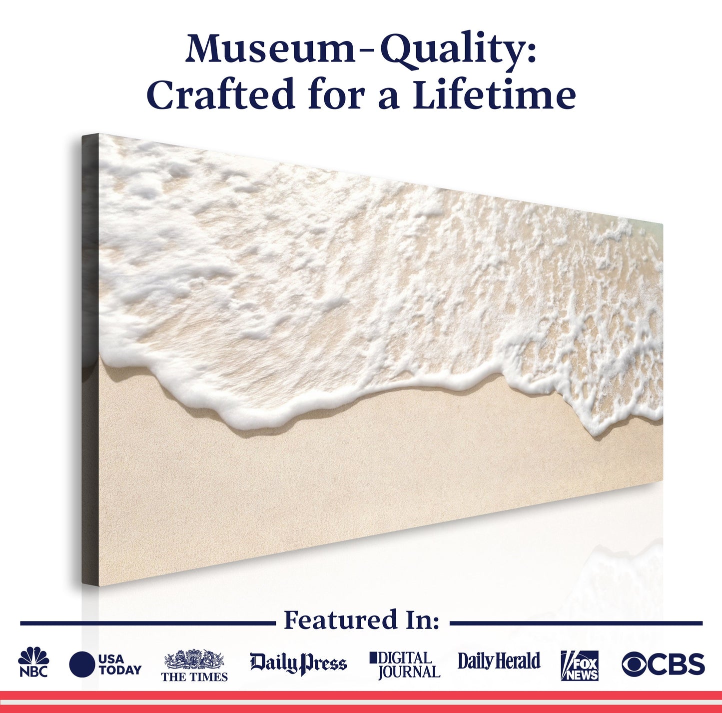 Sandy Waves Wall Art II