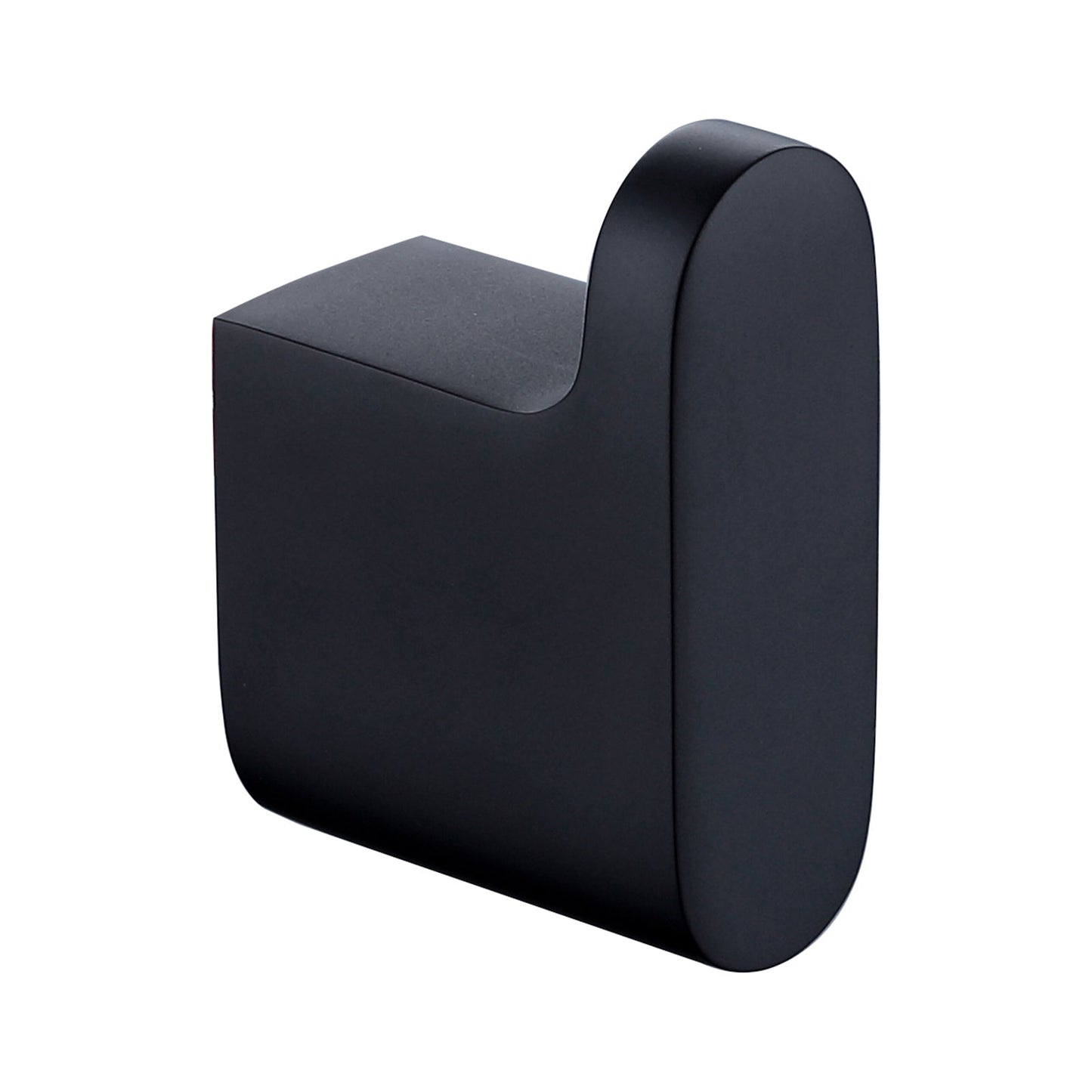 Luxurious 4-Piece Brass Matte Black Bathroom Hardware Set: Towel Bar, Towel Ring, Toilet Paper Holder, Robe Hook, and Tower Holder - Wall Mounted
