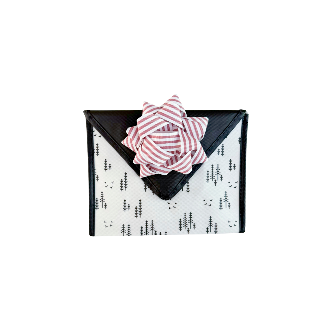 EverBow: Pink (Reusable Gift Wrap Bags – Sustainable, Foldable, Eco-Friendly)