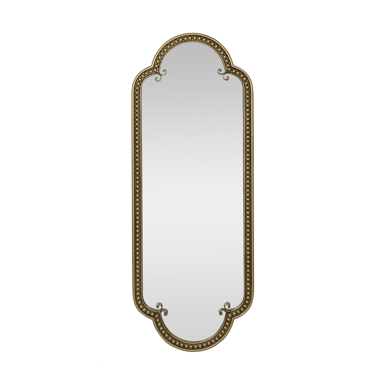 Scalloped Oval Wall Mirror - Vintage
