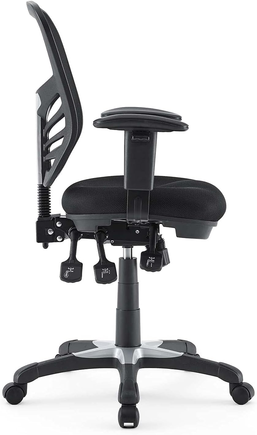 Articulate Ergonomic Mesh Office Chair Black Lumbar Support