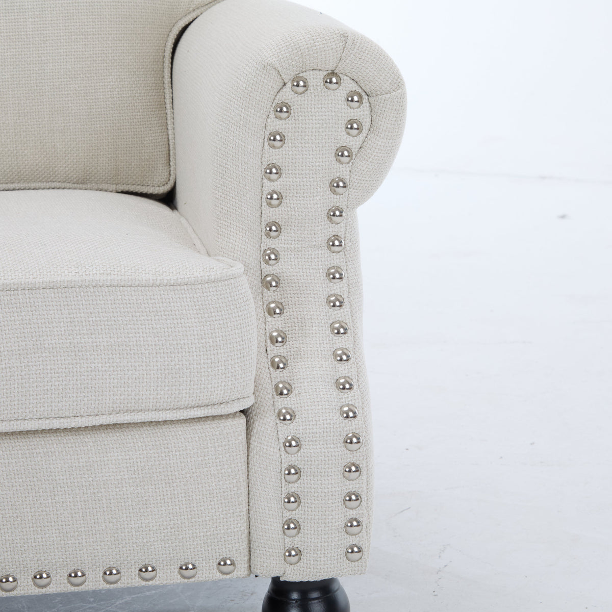 68 Inch Nailhead Trim Couches for Living Room