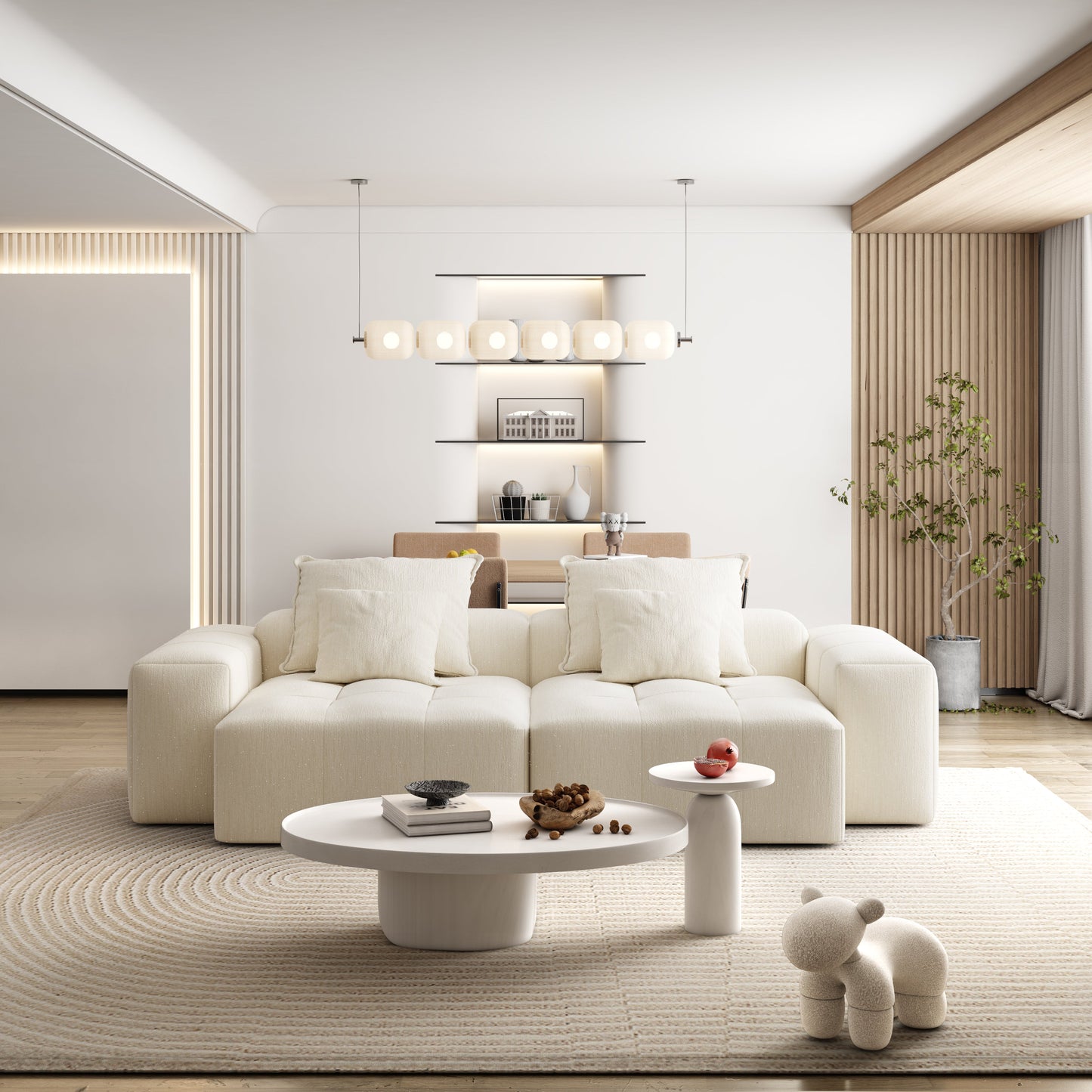 Modern Oversized Modular Sectional Sofa