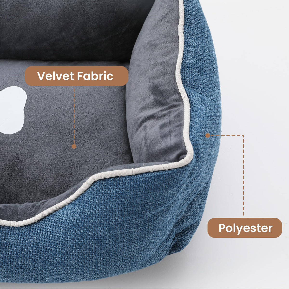 Small Dog Bed with Anti-Slip Bottom