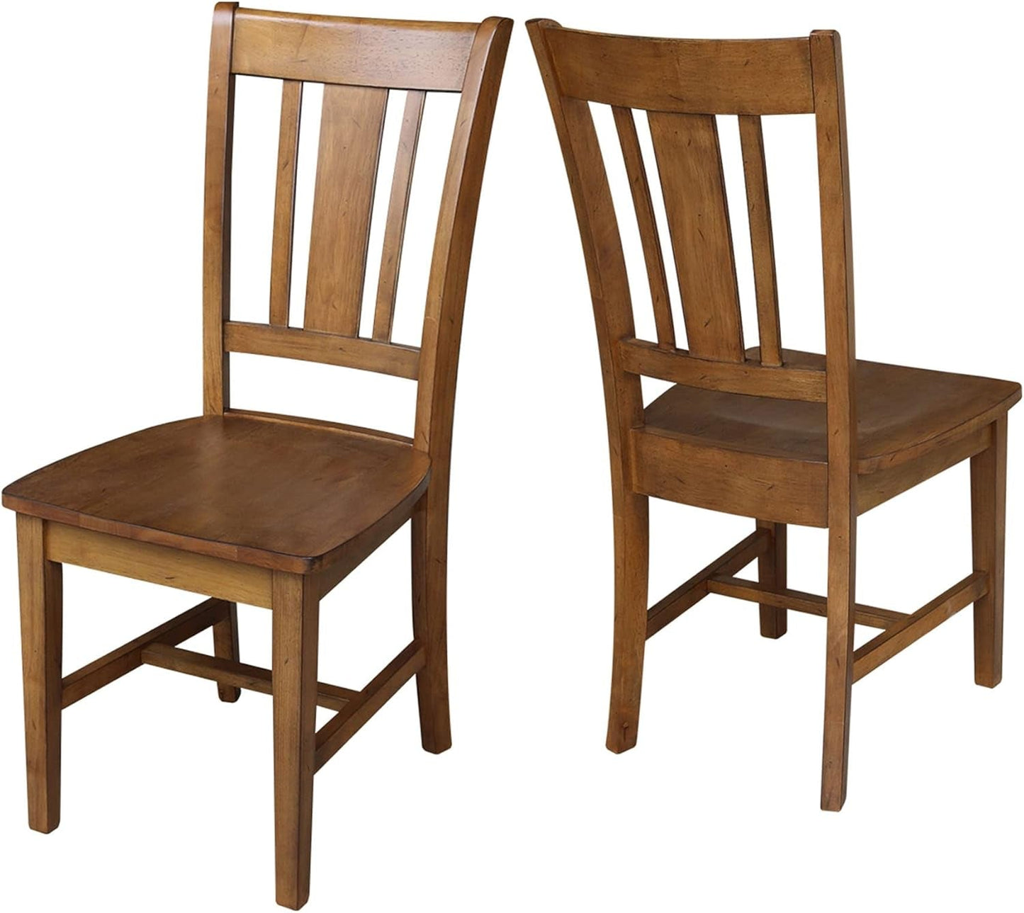 International Concepts San Remo Pecan Parawood Dining Chair