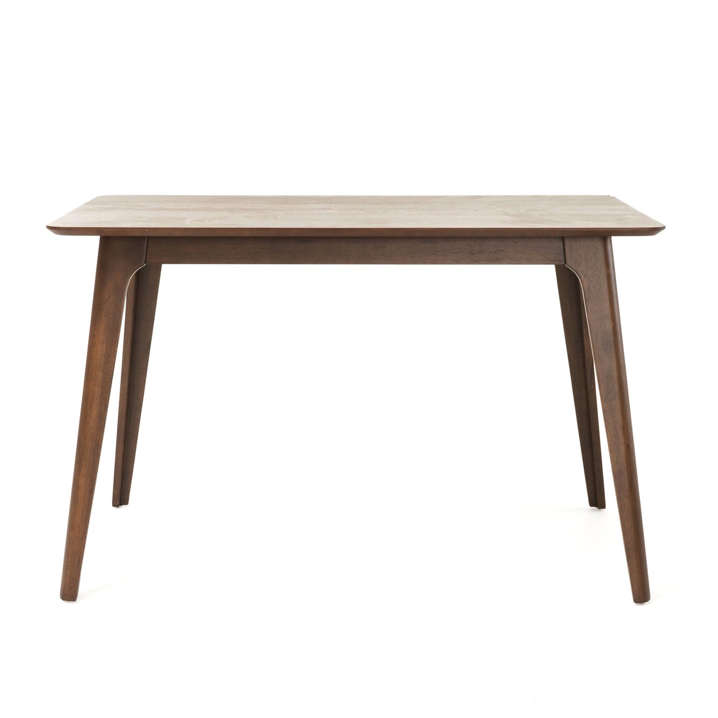 Mid-Century Modern Rubberwood Dining Table