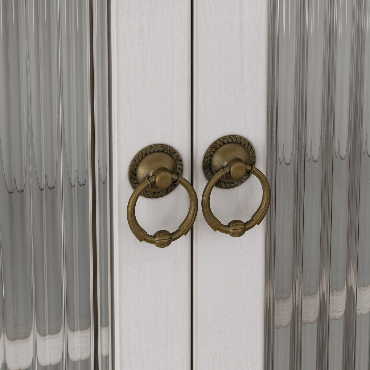 24.8" Vintage Double Door Wall Cabinet