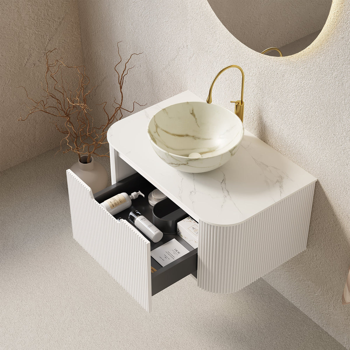 Dina 30" Bathroom Vanity & Sink