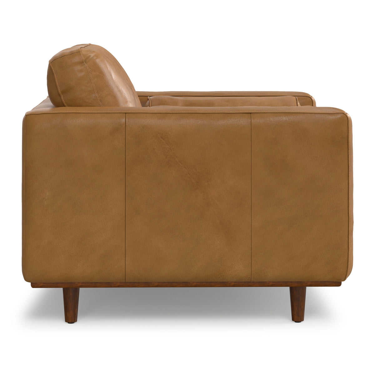Morrison 42" Wide Mid-Century Modern Arm Chair in Sienna