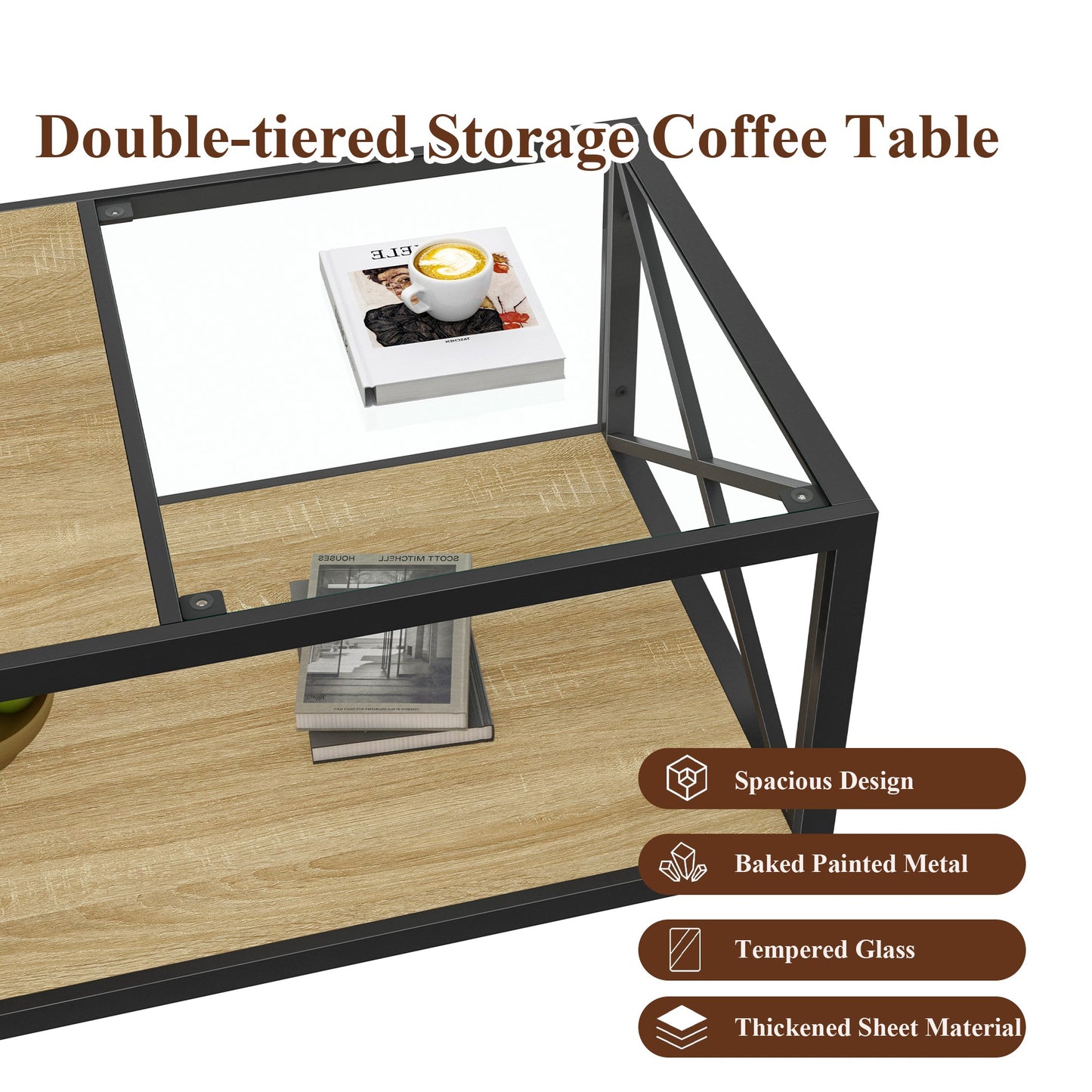 Modern Coffee Table for Bedroom & Living Room