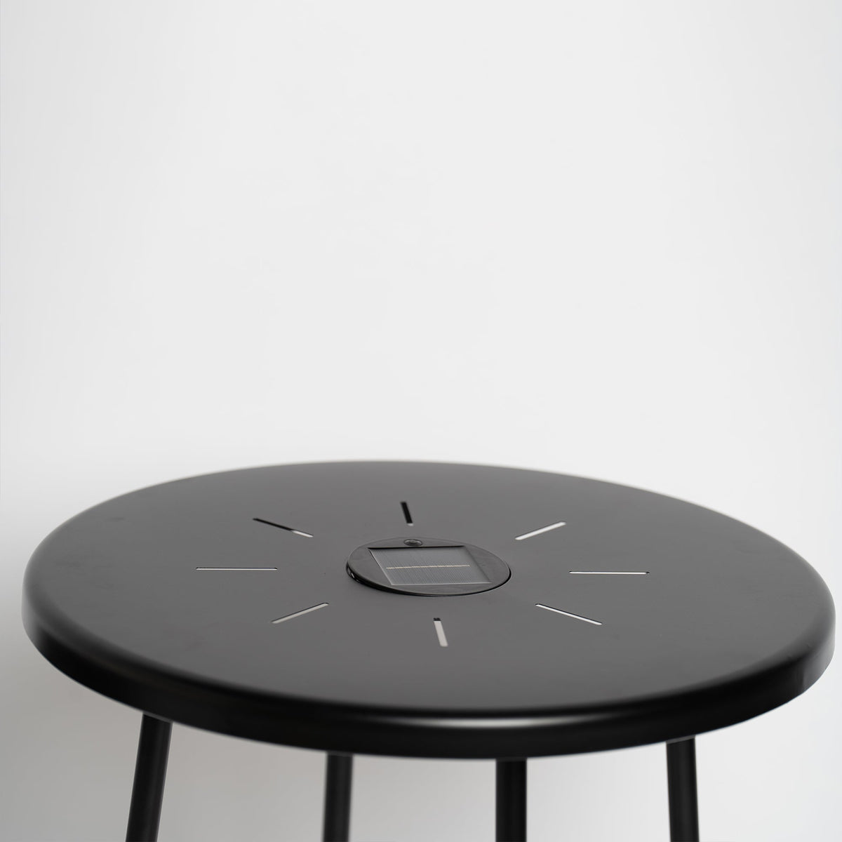 2-Pack Solar Powered Side Table Set with LED Light