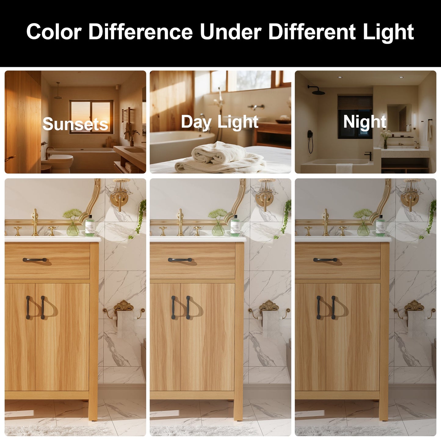 48" Bathroom Vanity with Solid Wood Frame