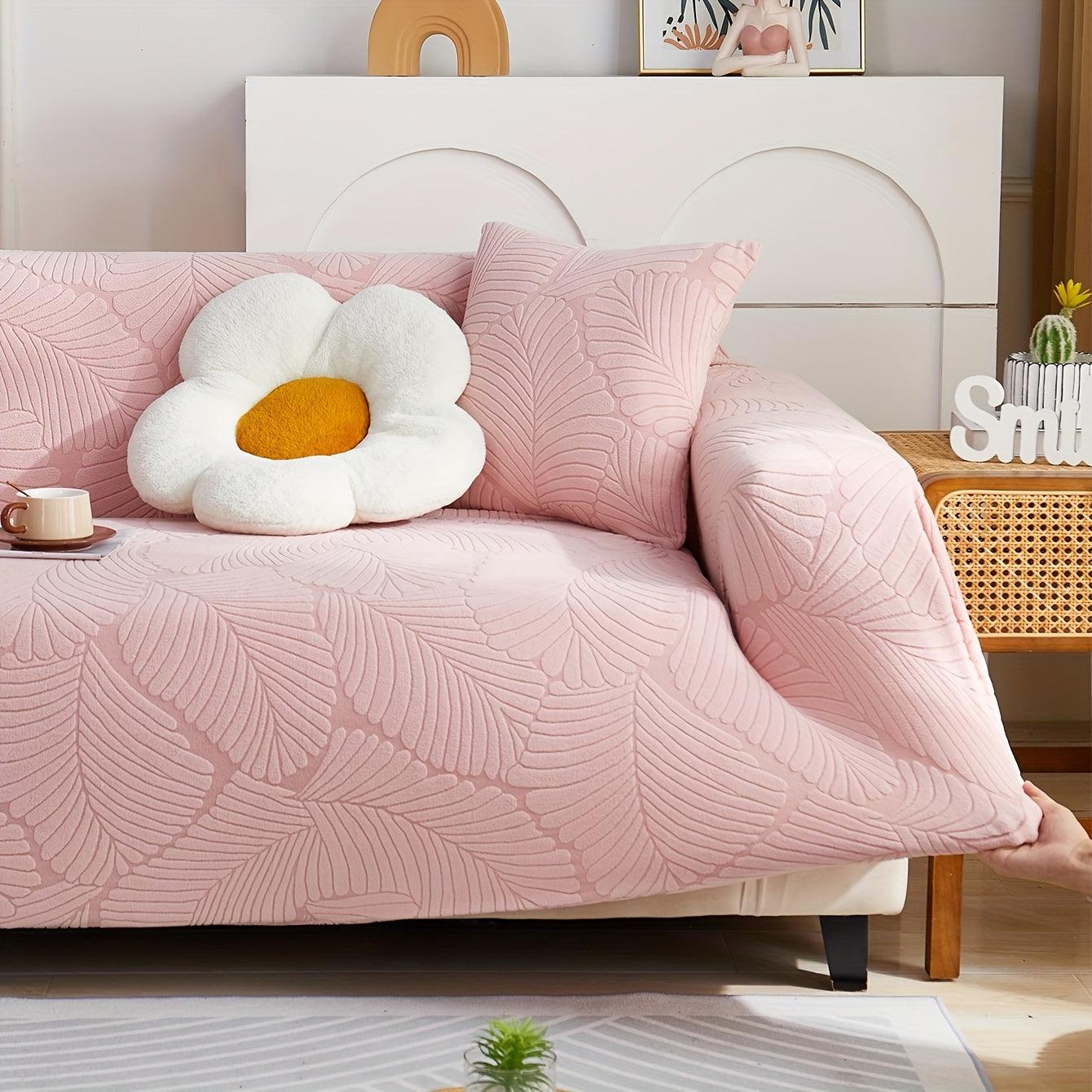 Premium Stretch Gray Couch Cover | Durable, Non-Slip & Versatile