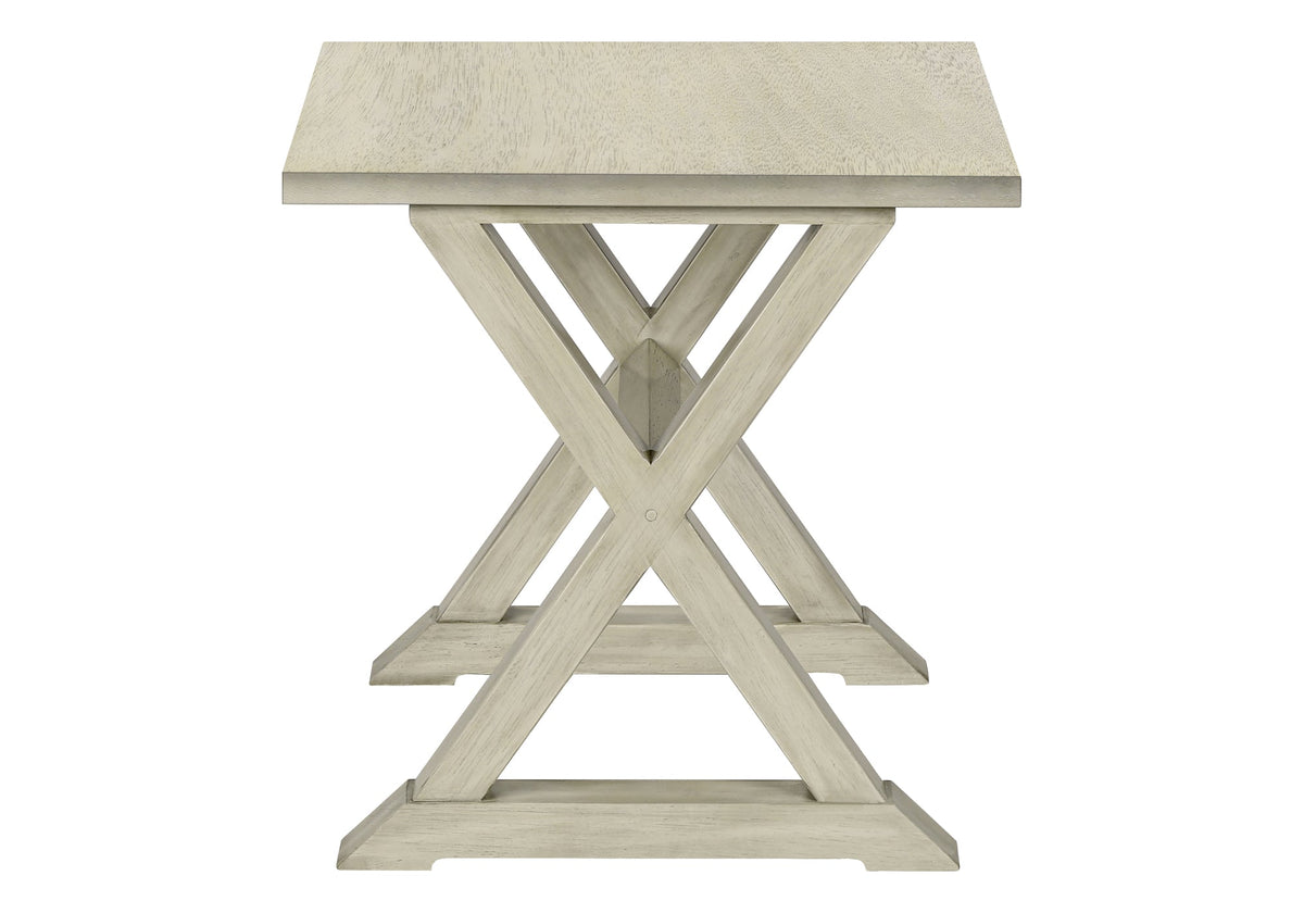 Antique White Accent Table