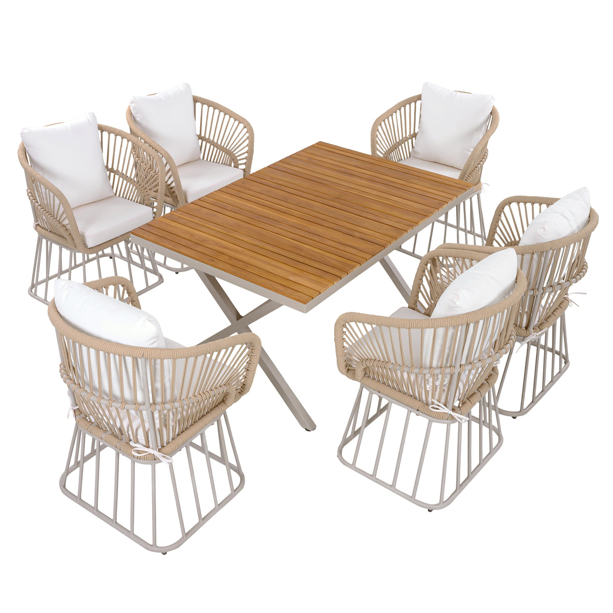 Outdoor 7-Piece Dining Set