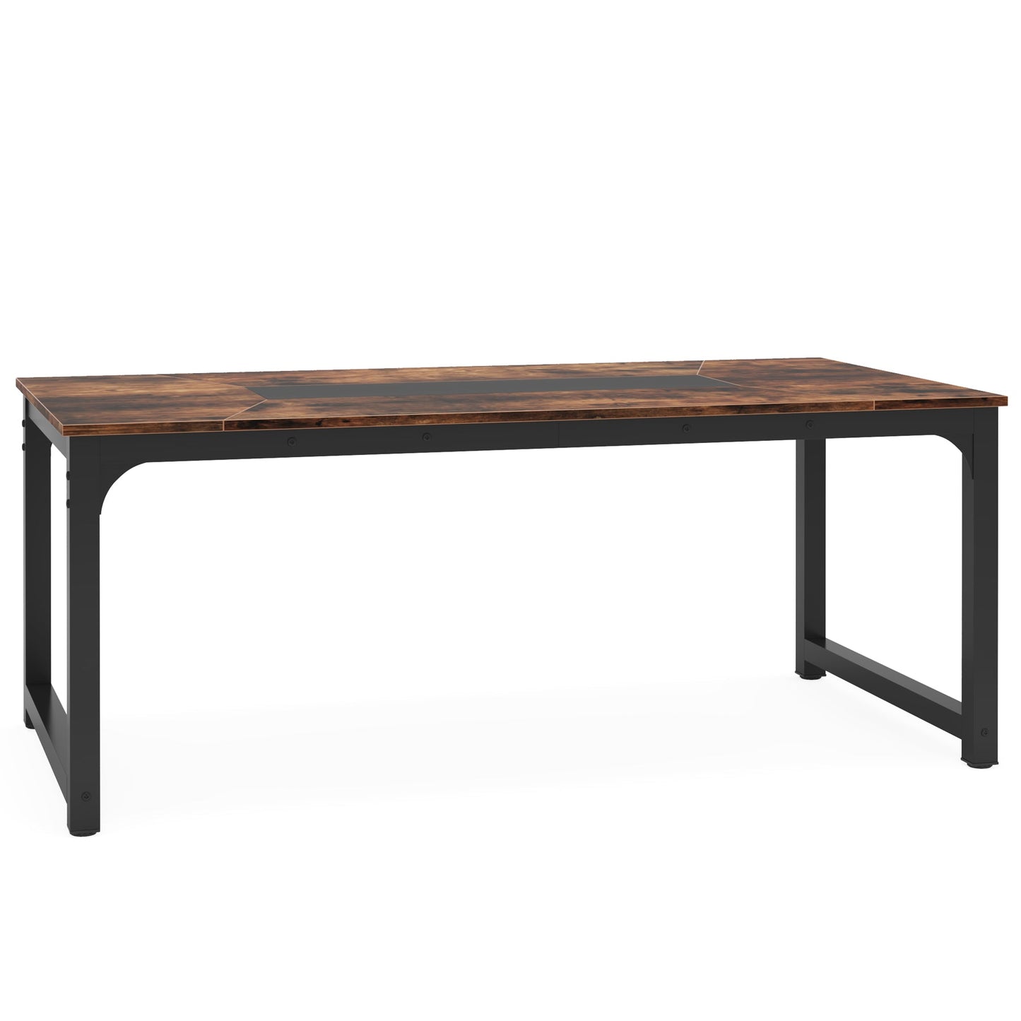 71" Industrial Dining Table for 6-8 People - Rustic