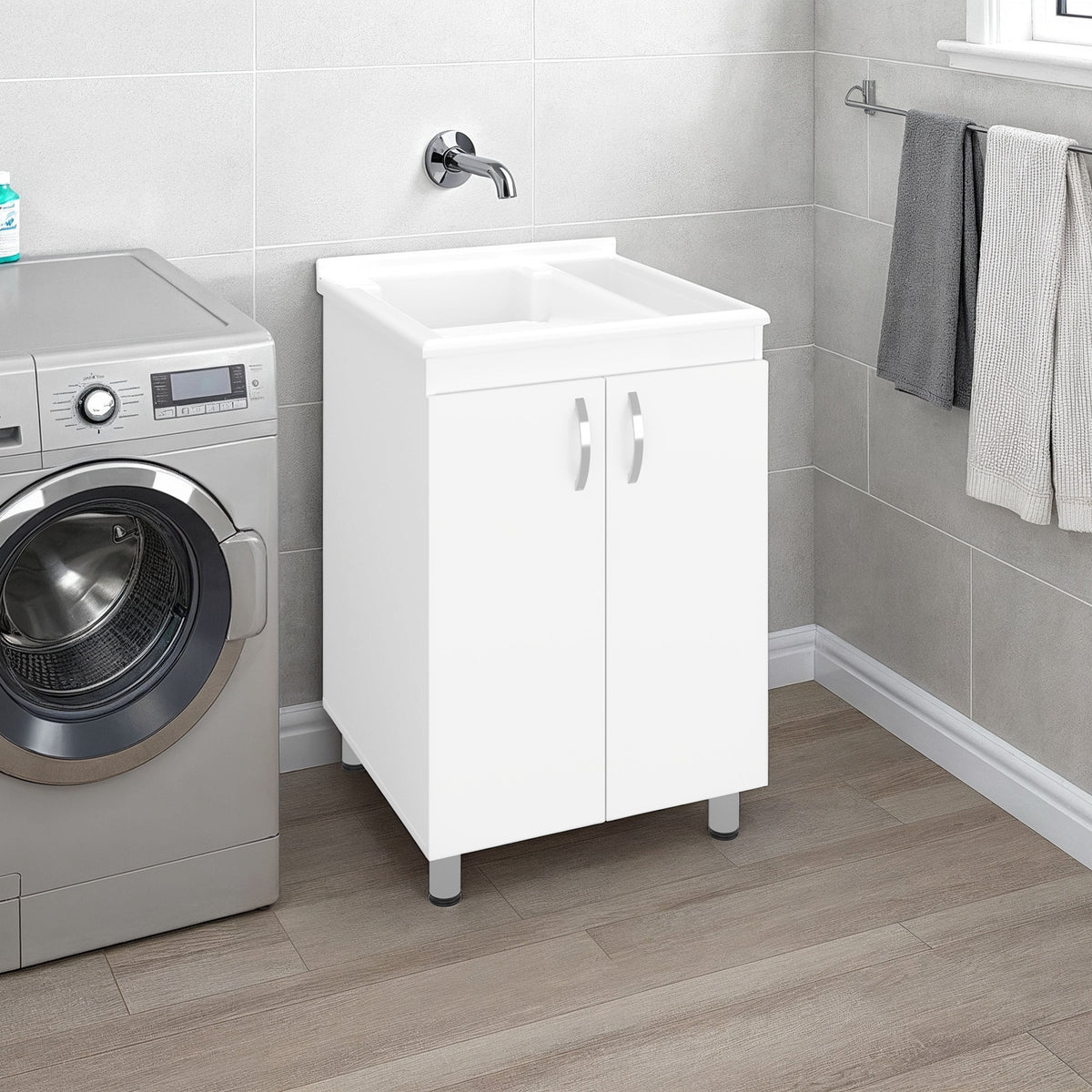 Foster 2 Door Utility Tub and Sink