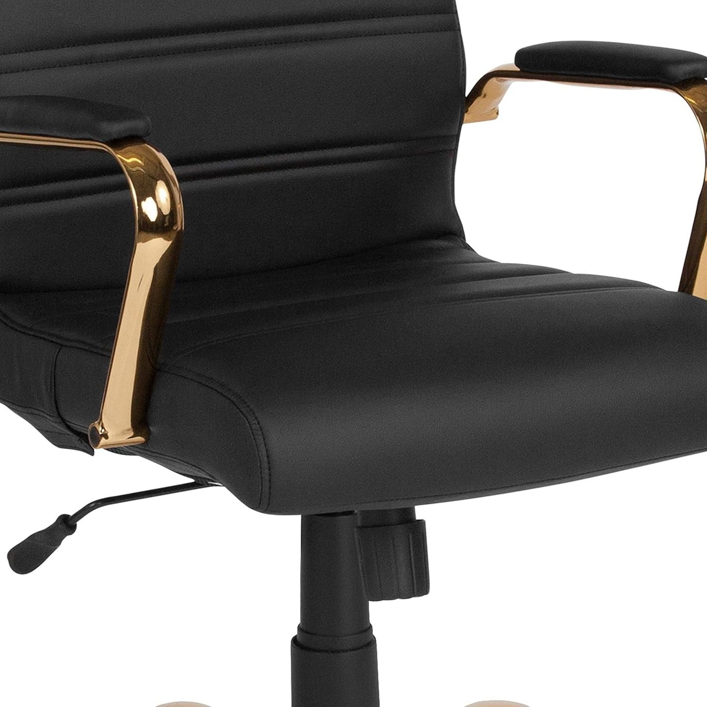 Whitney Black High Back Leathersoft Desk Chair Swivel