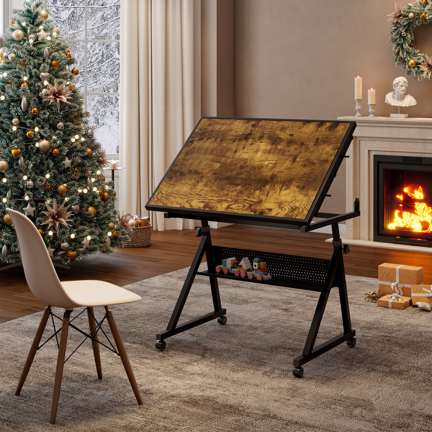 1500 Pieces Jigsaw Puzzle Metal Table Board for Adults