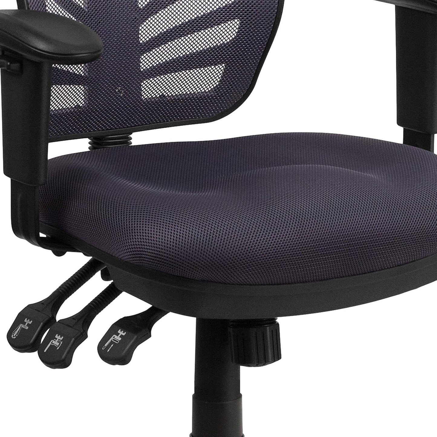 Nicholas Mid-Back Ergonomic Mesh Office Chair Dark Gray