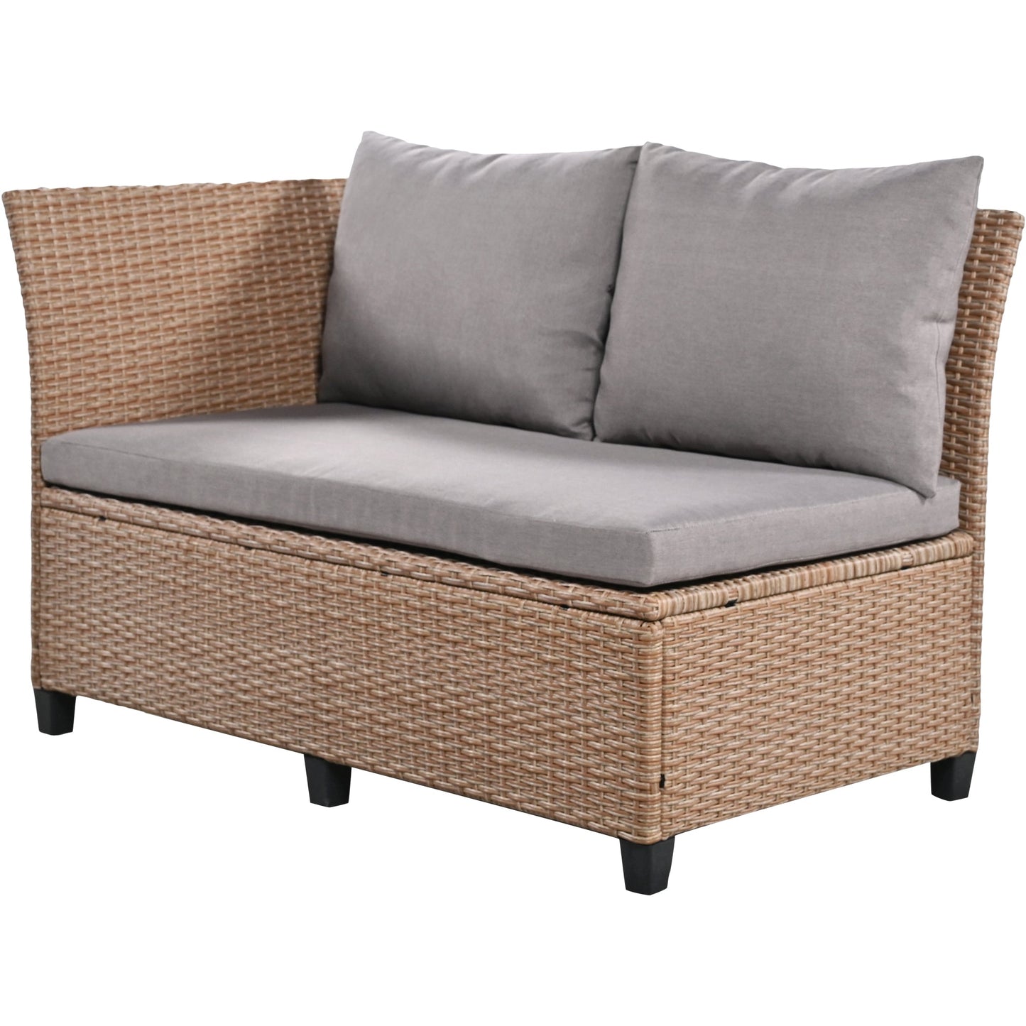 TOMAX 5-Piece Outdoor Patio Rattan Sofa Set