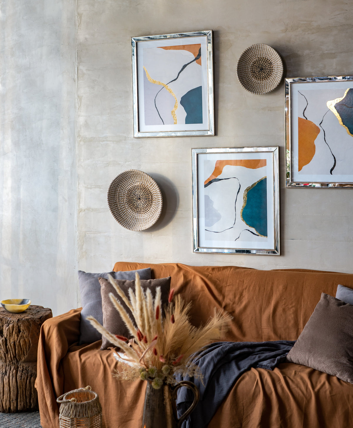 S/2 Kira Woven Seagrass Bowls