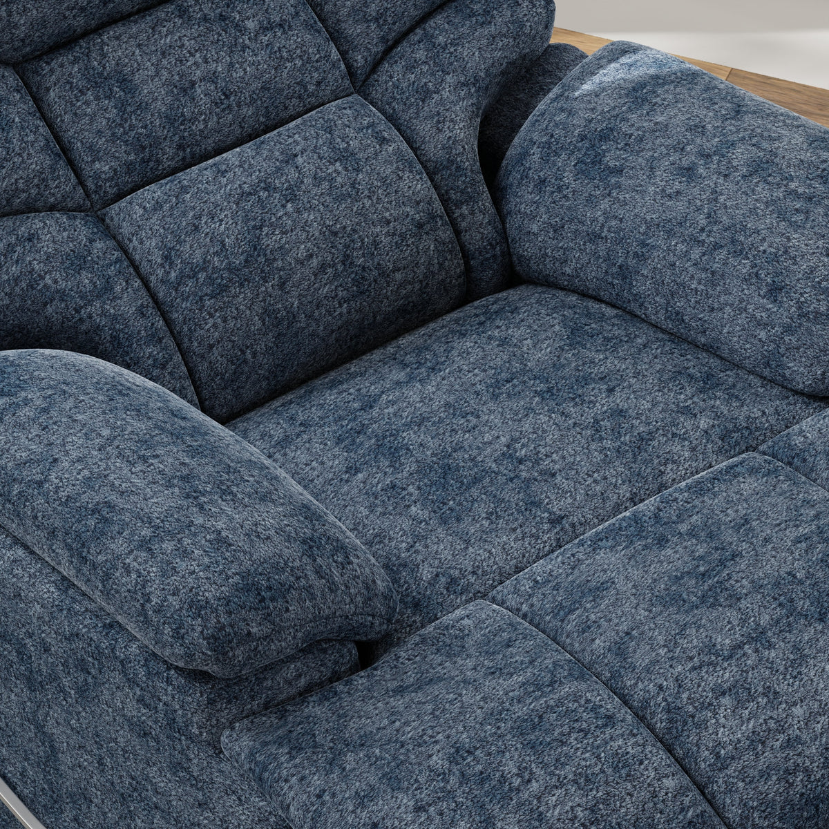 Swivel Glider Recliner in Alaska Glacier