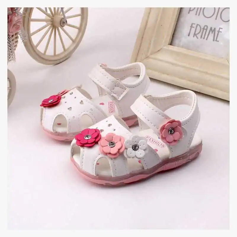 Light-Up Princess Flower Sandals
