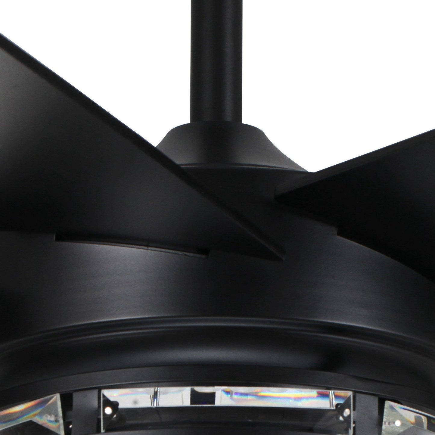 70" Black Modern Ceiling Fan