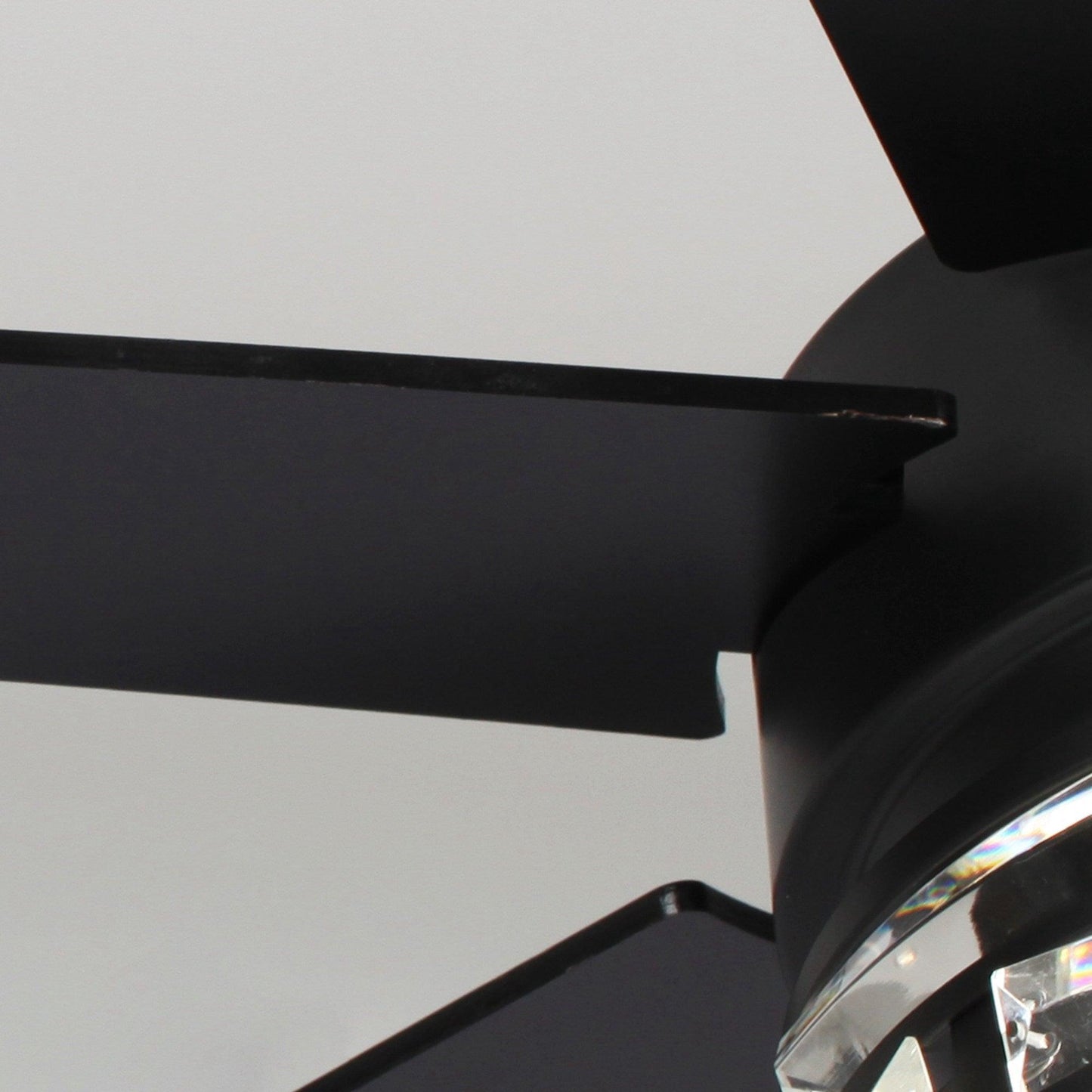 70" Black Modern Ceiling Fan