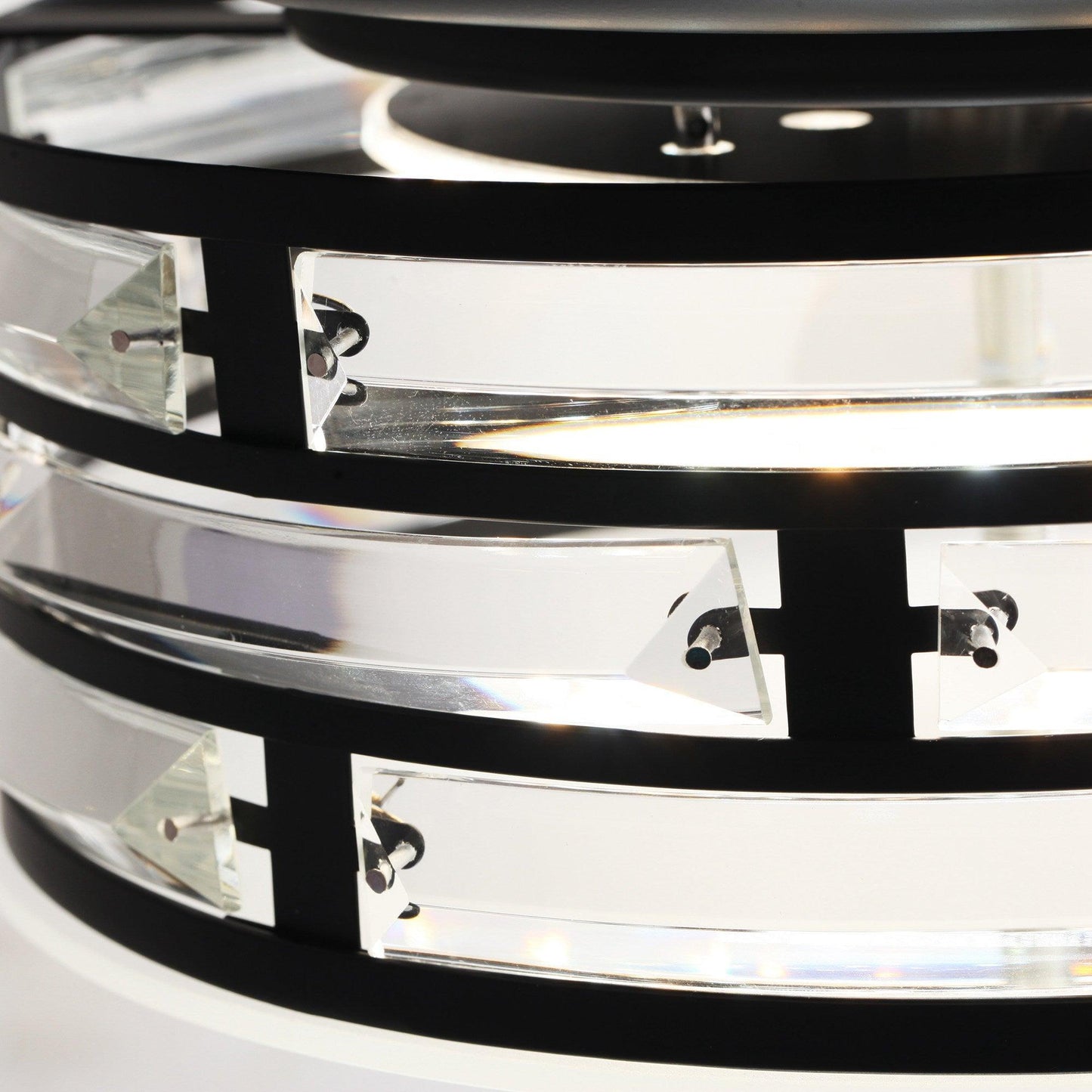 70" Black Modern Ceiling Fan