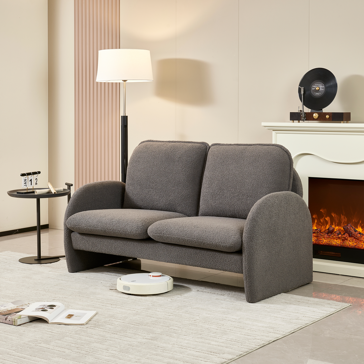 59" Loveseat Sofa Small Couch for Living Room