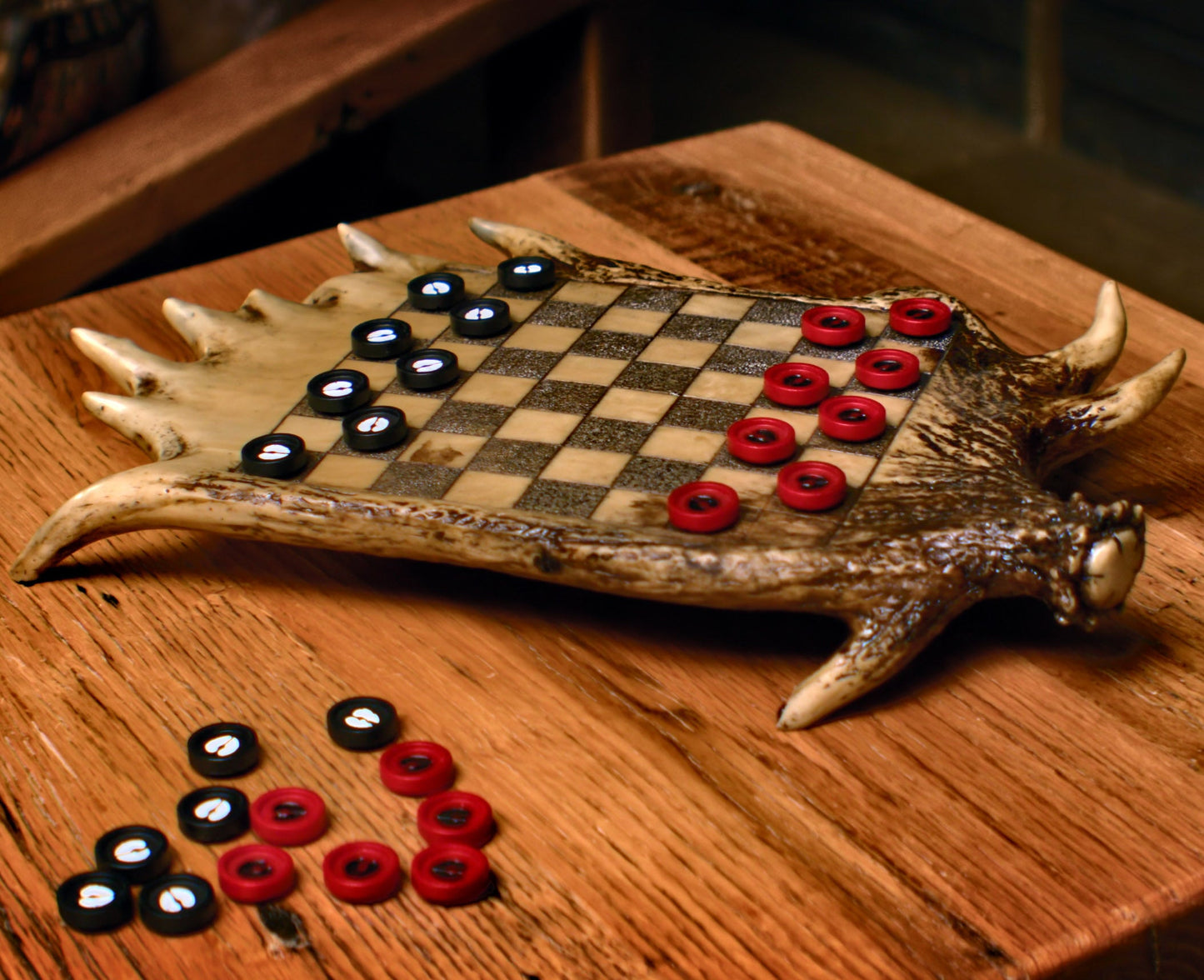 Checkerboard Set-Moose Antler