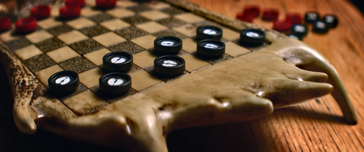Checkerboard Set-Moose Antler