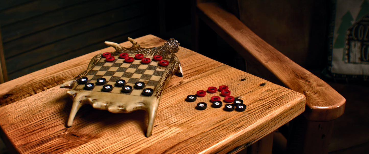 Checkerboard Set-Moose Antler