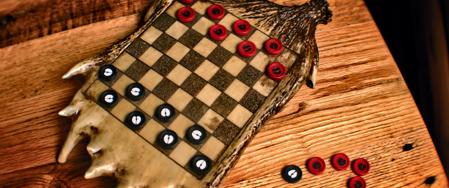 Checkerboard Set-Moose Antler