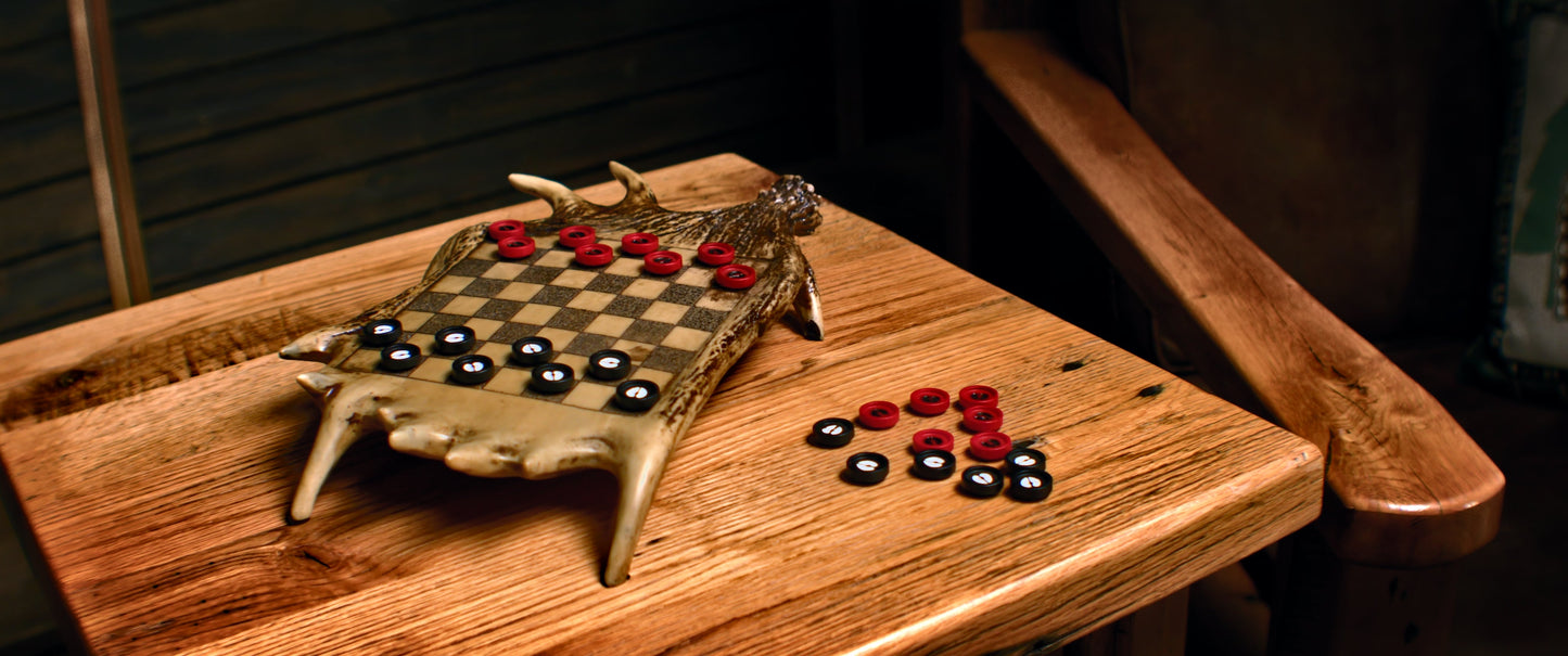 Checkerboard Set-Moose Antler