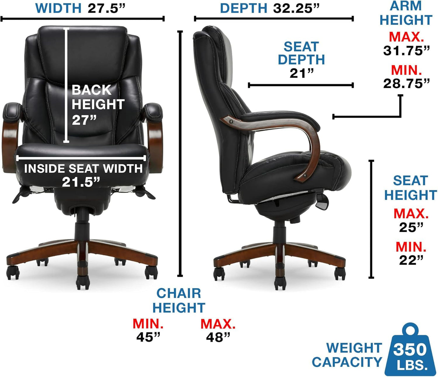 Big And Tall Executive Office Chair Ergonomic High Back